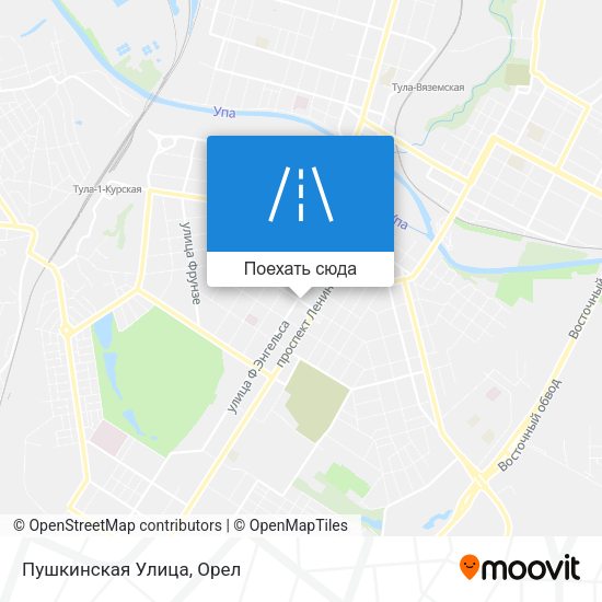 Карта Пушкинская Улица