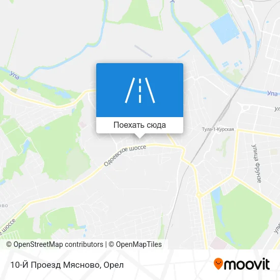 Карта 10-Й Проезд Мясново