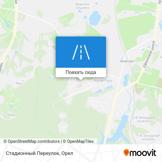 Карта Стадионный Переулок
