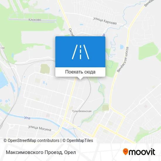 Карта Максимовского Проезд