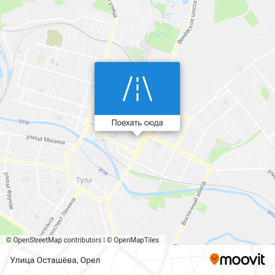 Карта Улица Осташёва
