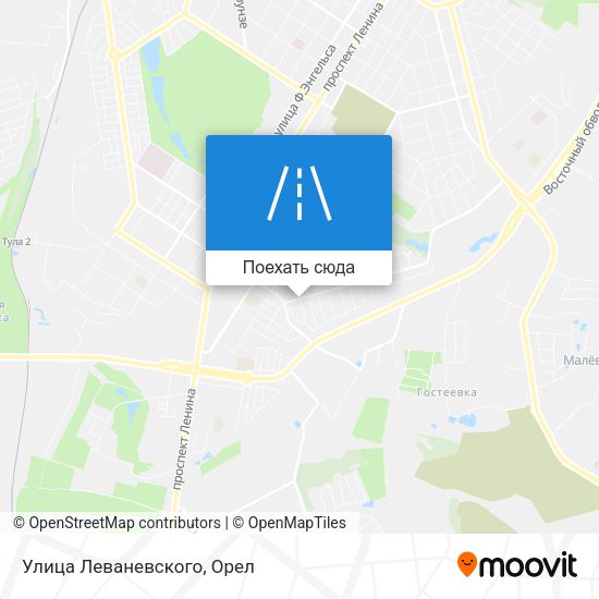 Карта Улица Леваневского