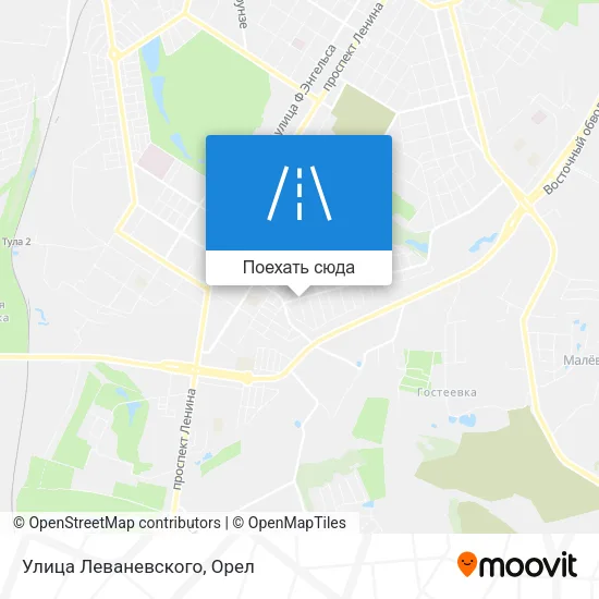 Карта Улица Леваневского