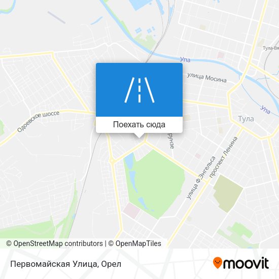 Карта Первомайская Улица