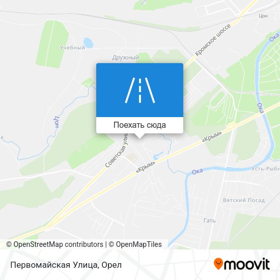 Карта Первомайская Улица