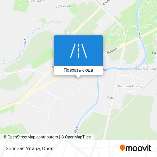 Карта Зелёная Улица