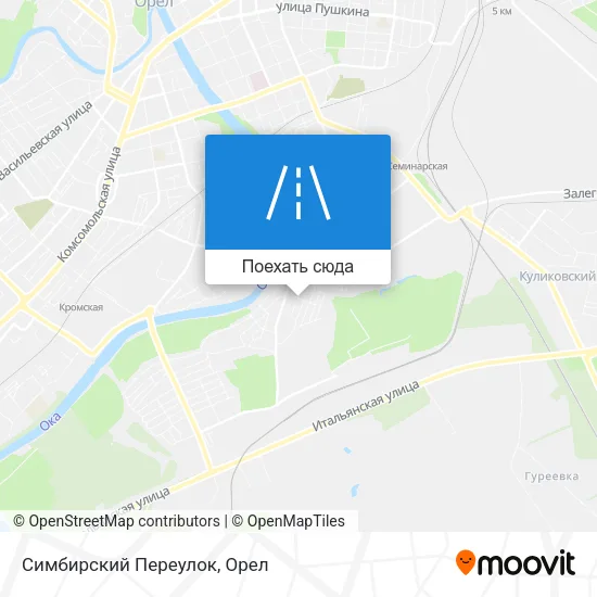 Карта Симбирский Переулок