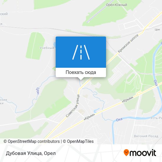 Карта Дубовая Улица