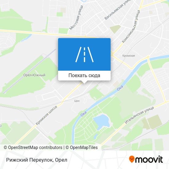 Карта Рижский Переулок