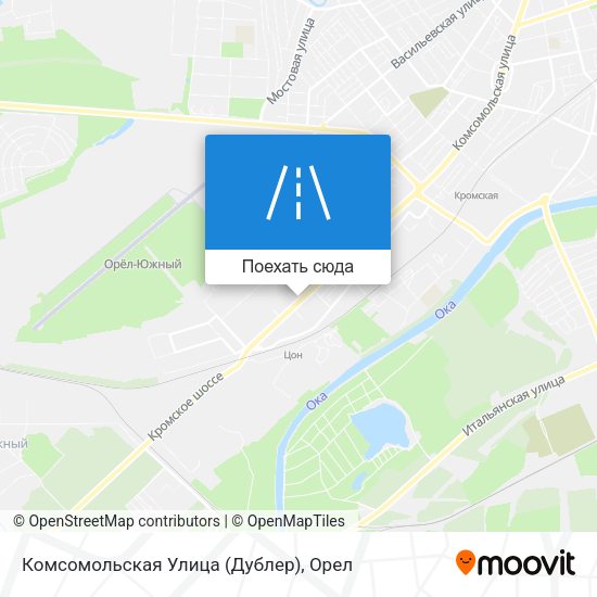 Карта Комсомольская Улица (Дублер)
