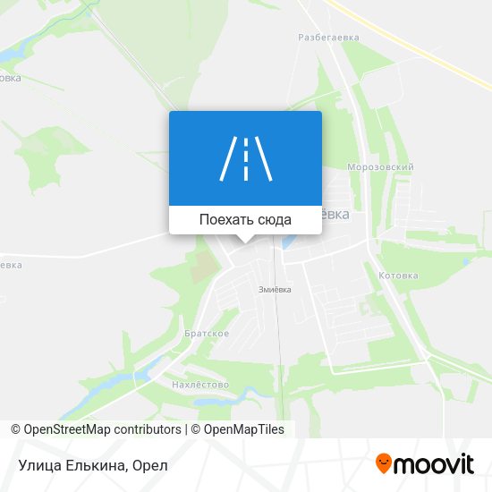 Карта Улица Елькина