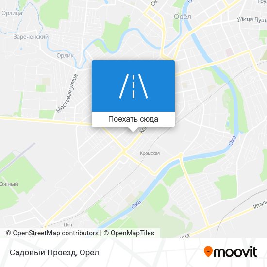 Карта Садовый Проезд
