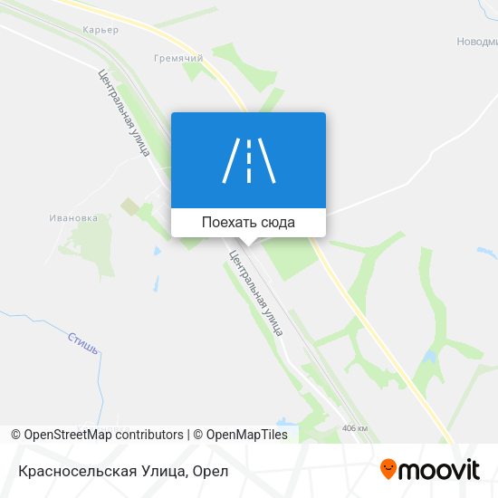 Карта Красносельская Улица