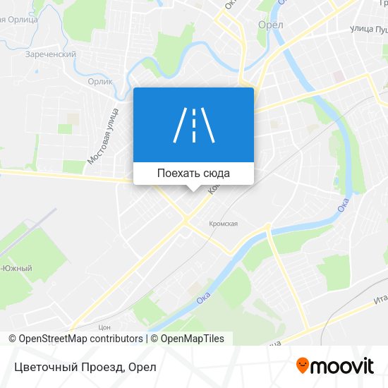 Карта Цветочный Проезд