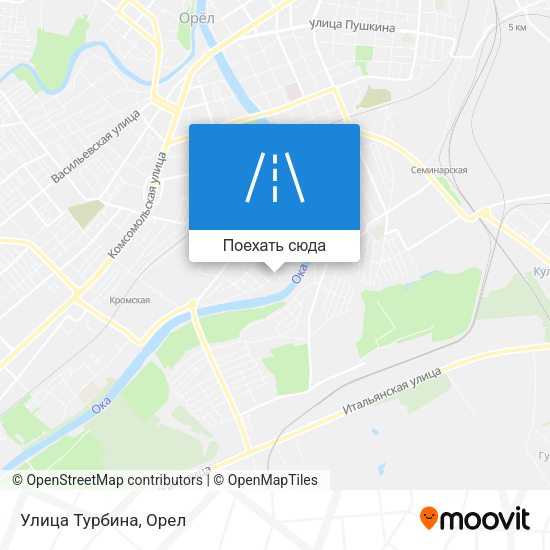 Карта Улица Турбина