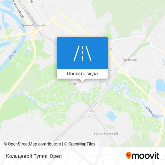Карта Кольцевой Тупик