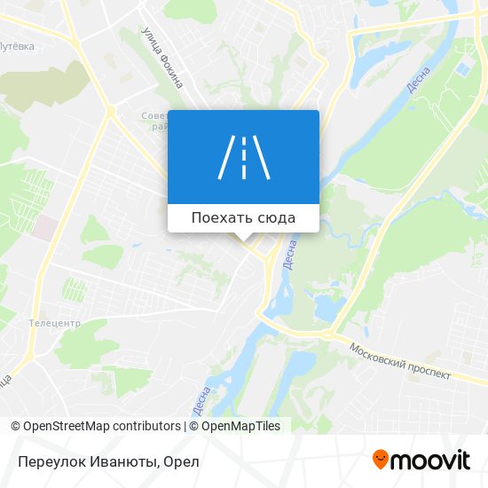 Карта Переулок Иванюты
