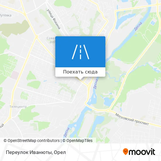 Карта Переулок Иванюты