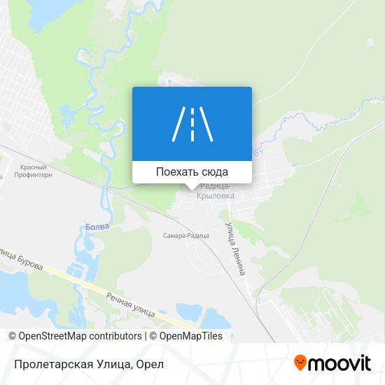 Карта Пролетарская Улица