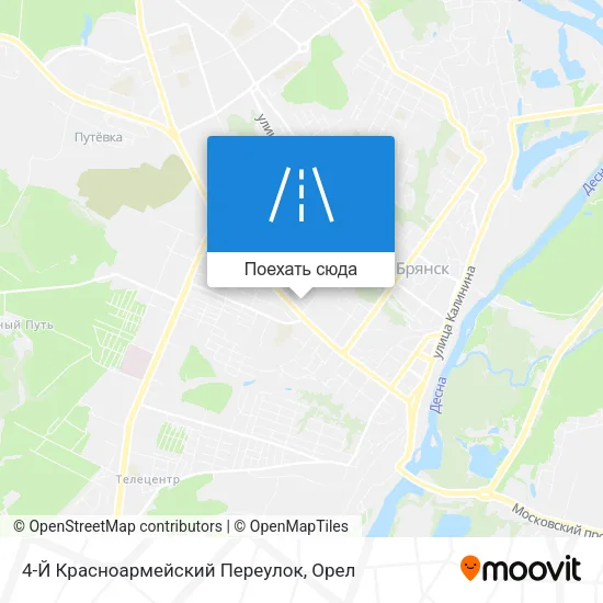 Карта 4-Й Красноармейский Переулок