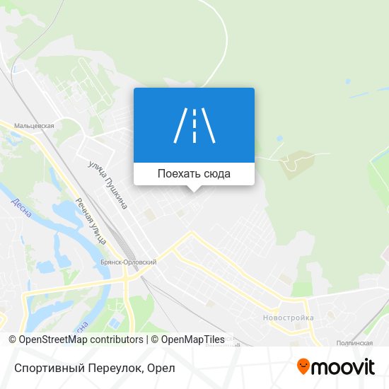 Карта Спортивный Переулок