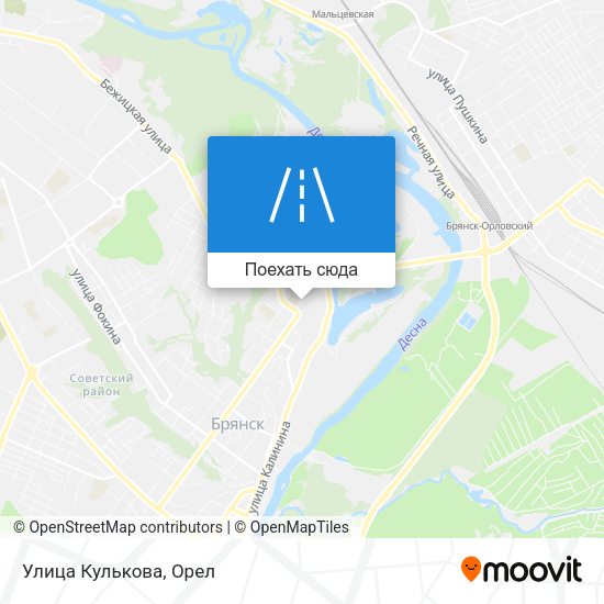 Карта Улица Кулькова