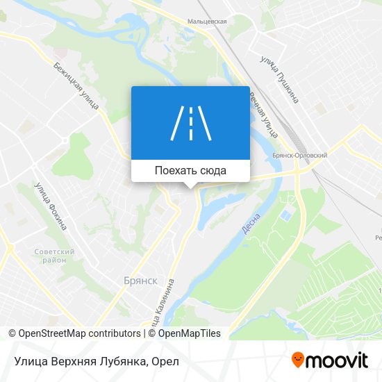 Карта Улица Верхняя Лубянка