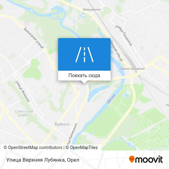 Карта Улица Верхняя Лубянка