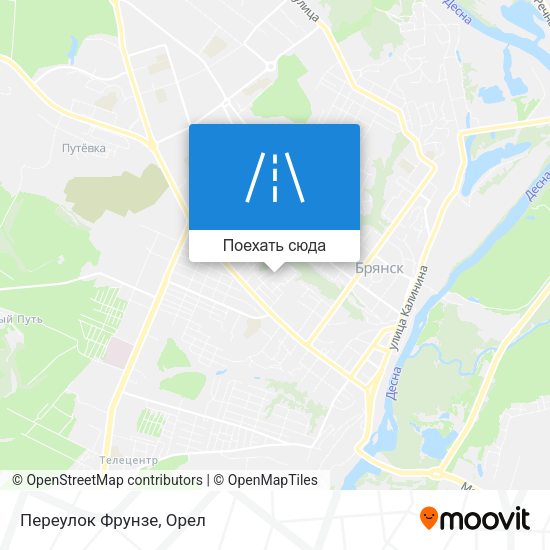 Карта Переулок Фрунзе