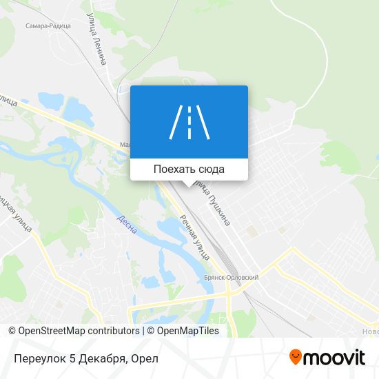 Карта Переулок 5 Декабря