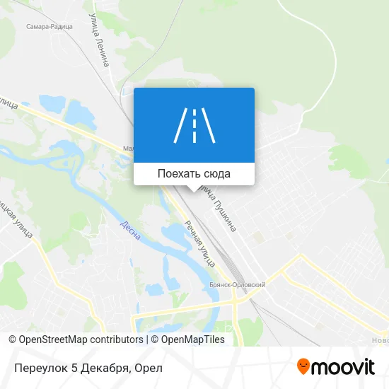 Карта Переулок 5 Декабря