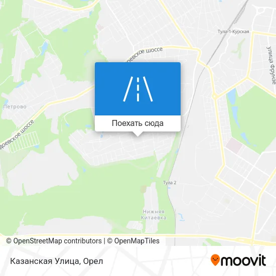 Карта Казанская Улица