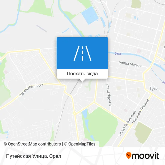 Карта Путейская Улица