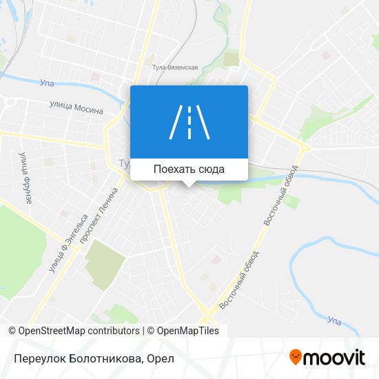 Карта Переулок Болотникова