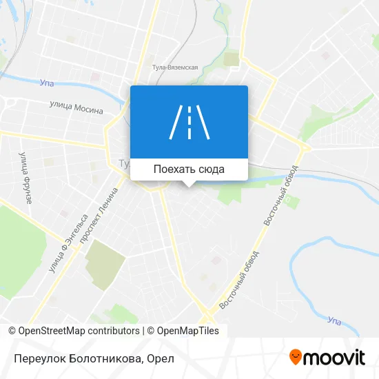 Карта Переулок Болотникова