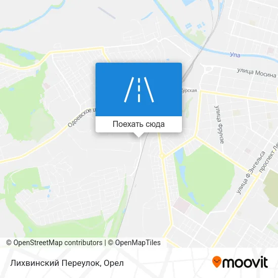 Карта Лихвинский Переулок