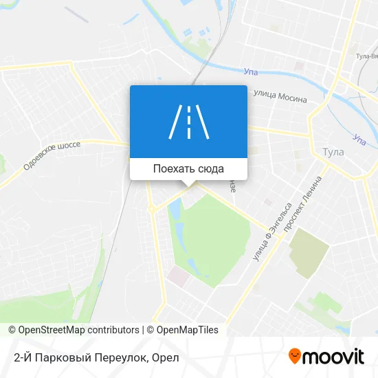 Карта 2-Й Парковый Переулок