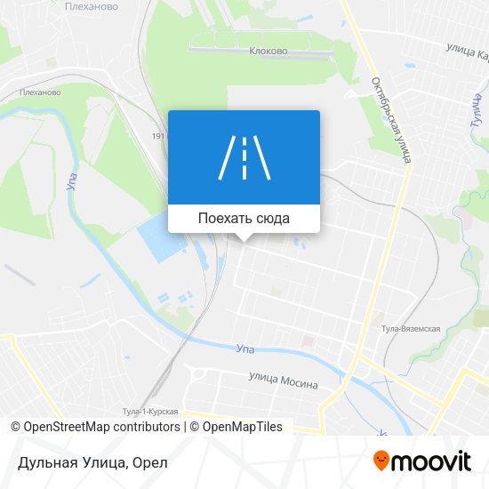 Карта Дульная Улица
