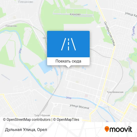 Карта Дульная Улица