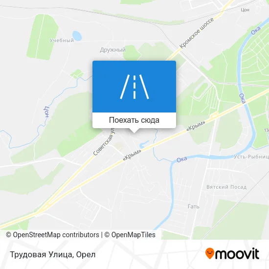 Карта Трудовая Улица