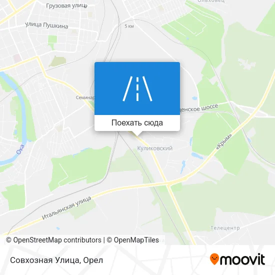 Карта Совхозная Улица