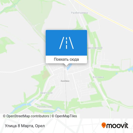 Карта Улица 8 Марта