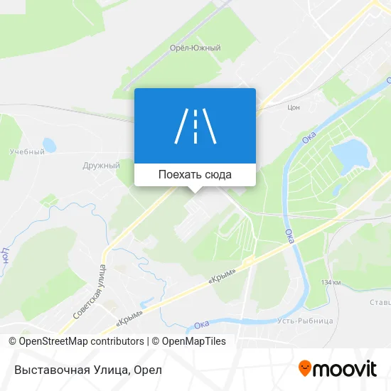 Карта Выставочная Улица
