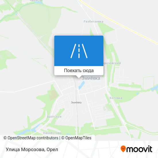 Карта Улица Морозова
