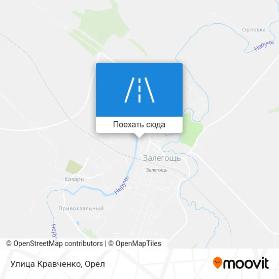 Карта Улица Кравченко