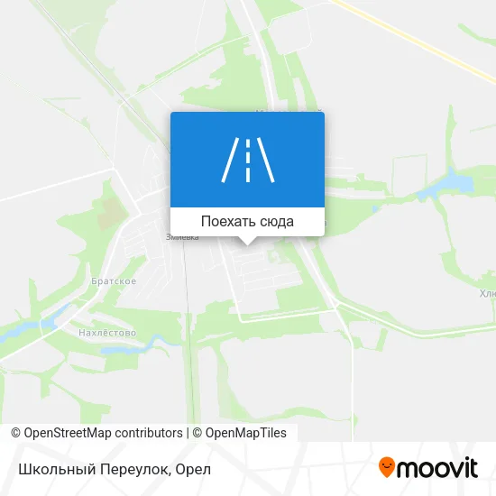 Карта Школьный Переулок
