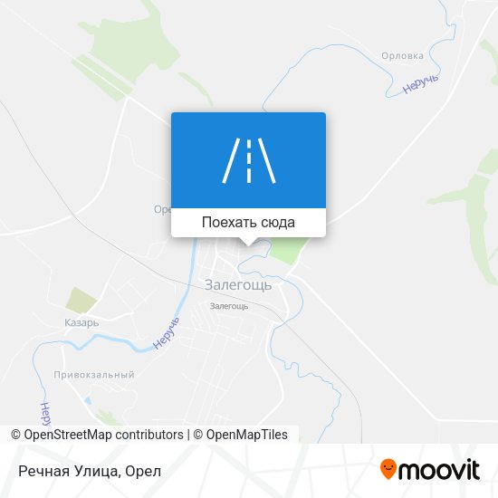 Карта Речная Улица