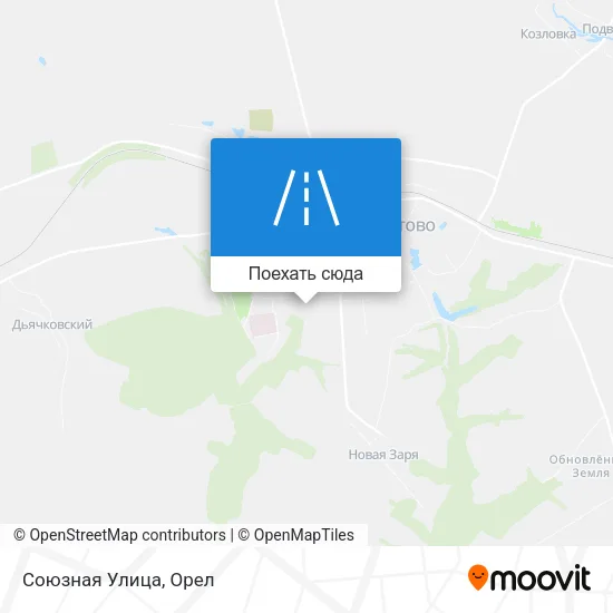 Карта Союзная Улица