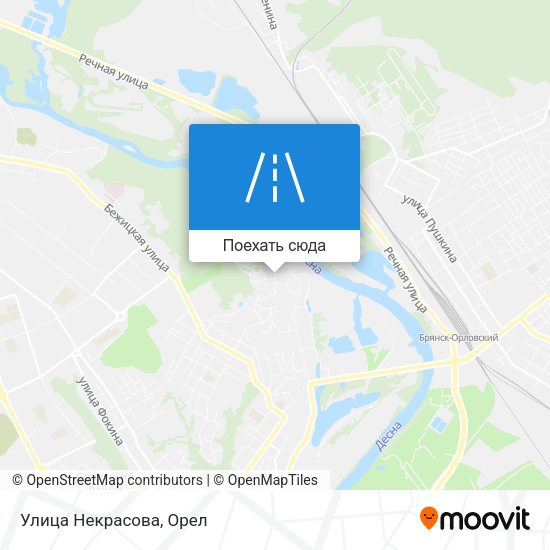 Карта Улица Некрасова