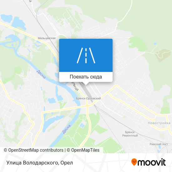 Карта Улица Володарского